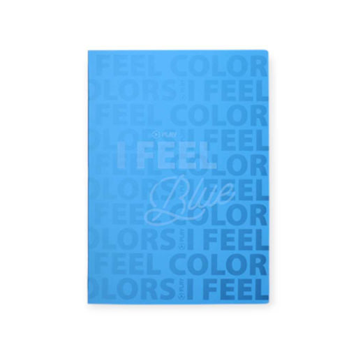 Picture of A5 I FEEL COLOUR LINED NOTEBOOK BLUE 40 PGS